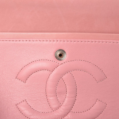 Chanel Lambskin Quilted Medium Double Flap Light Pink 6 of 8