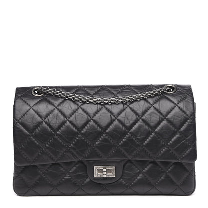 Chanel Aged Calfskin Quilted 2.55 Reissue 226 Flap Black 1 of 11