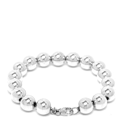 Tiffany Sterling Silver 10mm HardWear Ball Bracelet 3 of 6