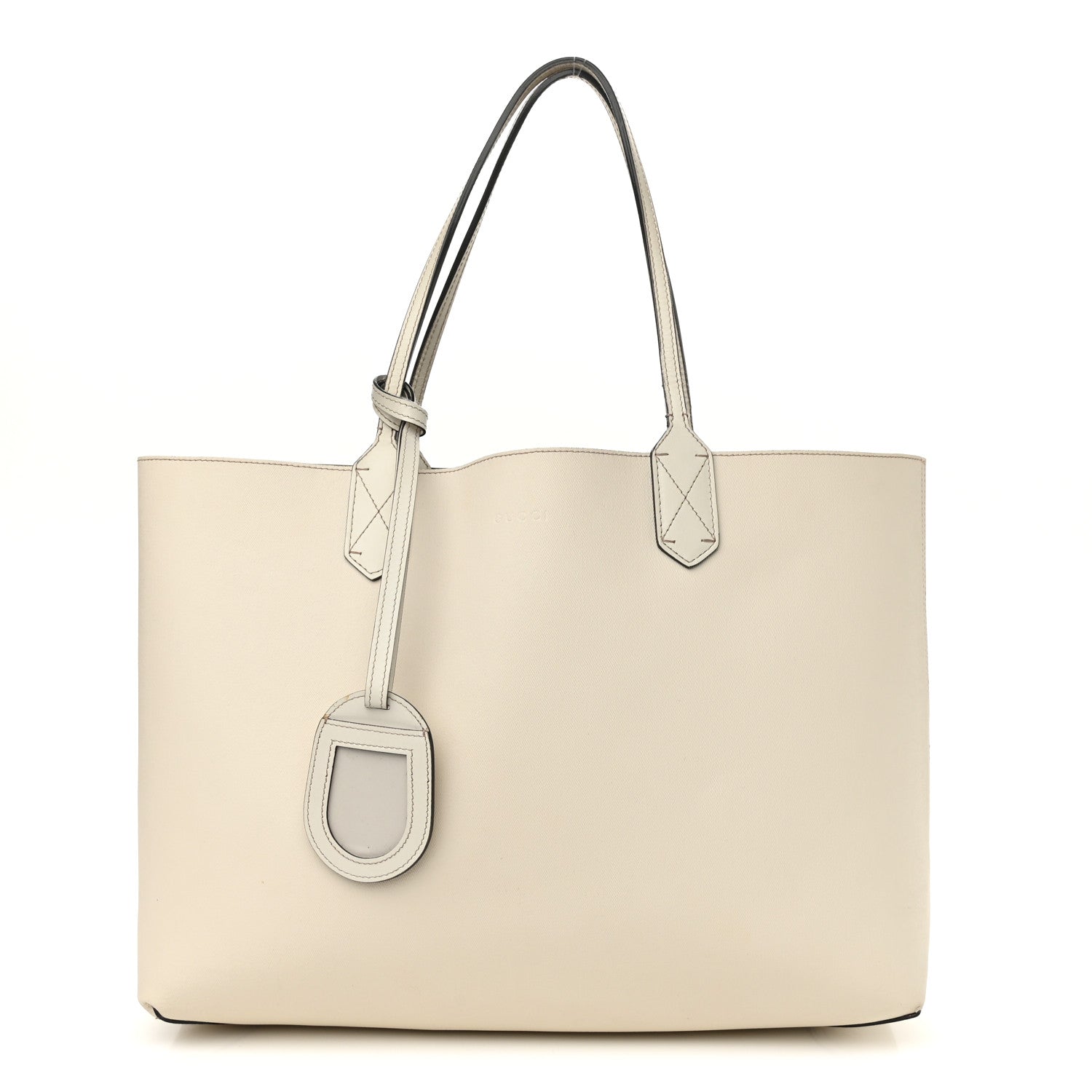 Gucci GG Supreme Monogram Medium Reversible Tote Beige White 2 of 17