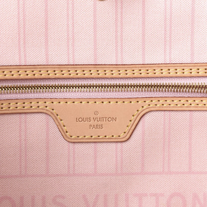 Louis Vuitton Damier Azur Neo Neverfull MM Rose Ballerine 10 of 13