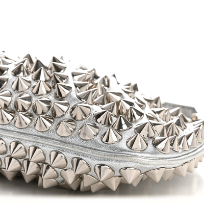 Tom Ford Pebbled Calfskin Studded Clutch Silver 9 of 9