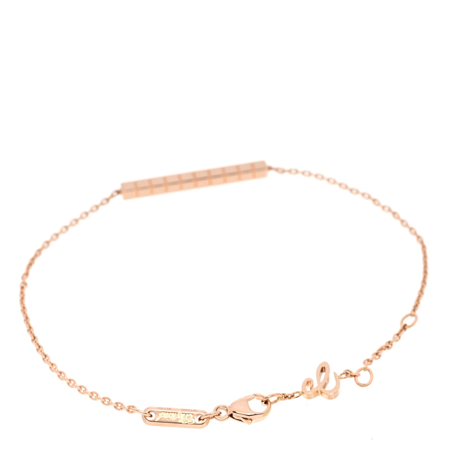 Chopard 18K Rose Gold Ice Cube Station Bracelet 2 of 5