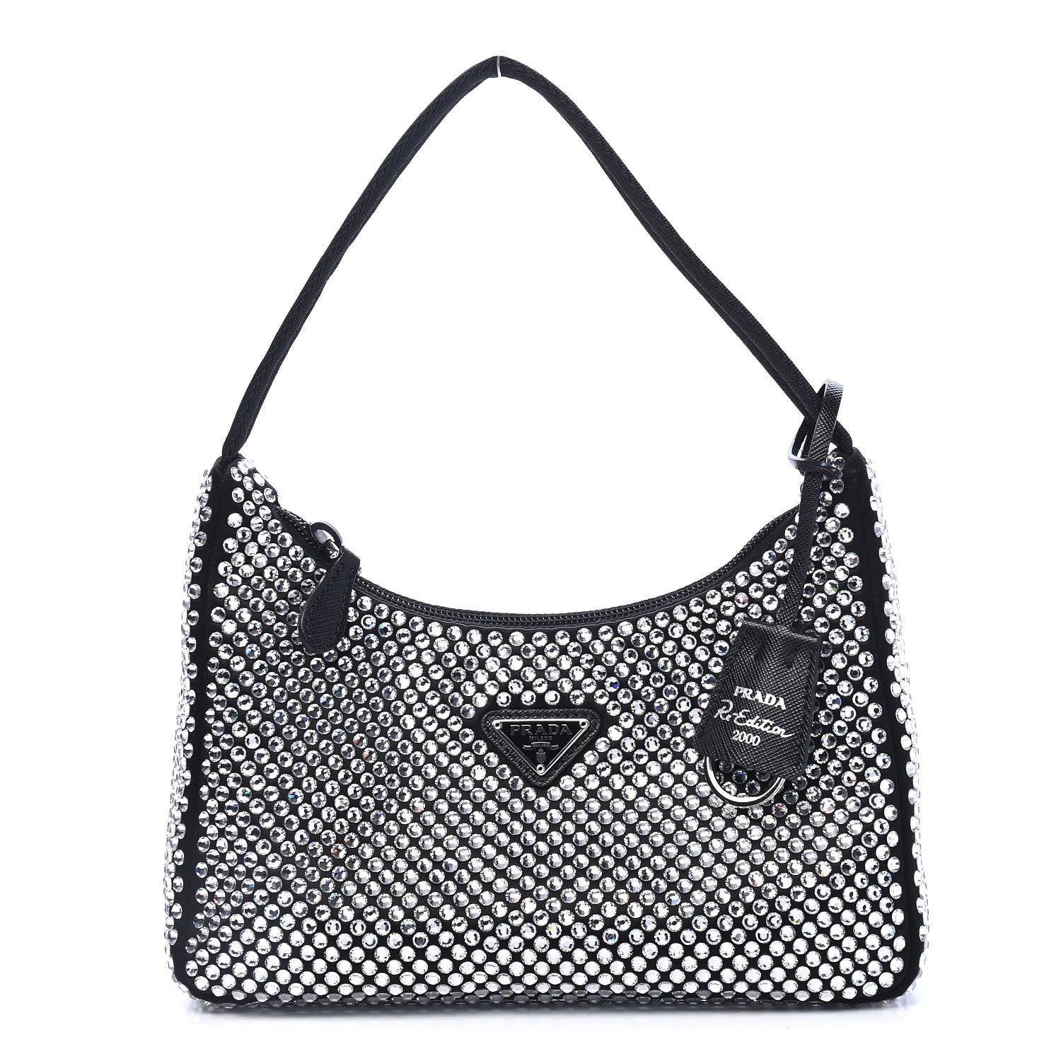 Prada Satin Crystal Mini Re-Edition 2000 Bag Cristal 1 of 4