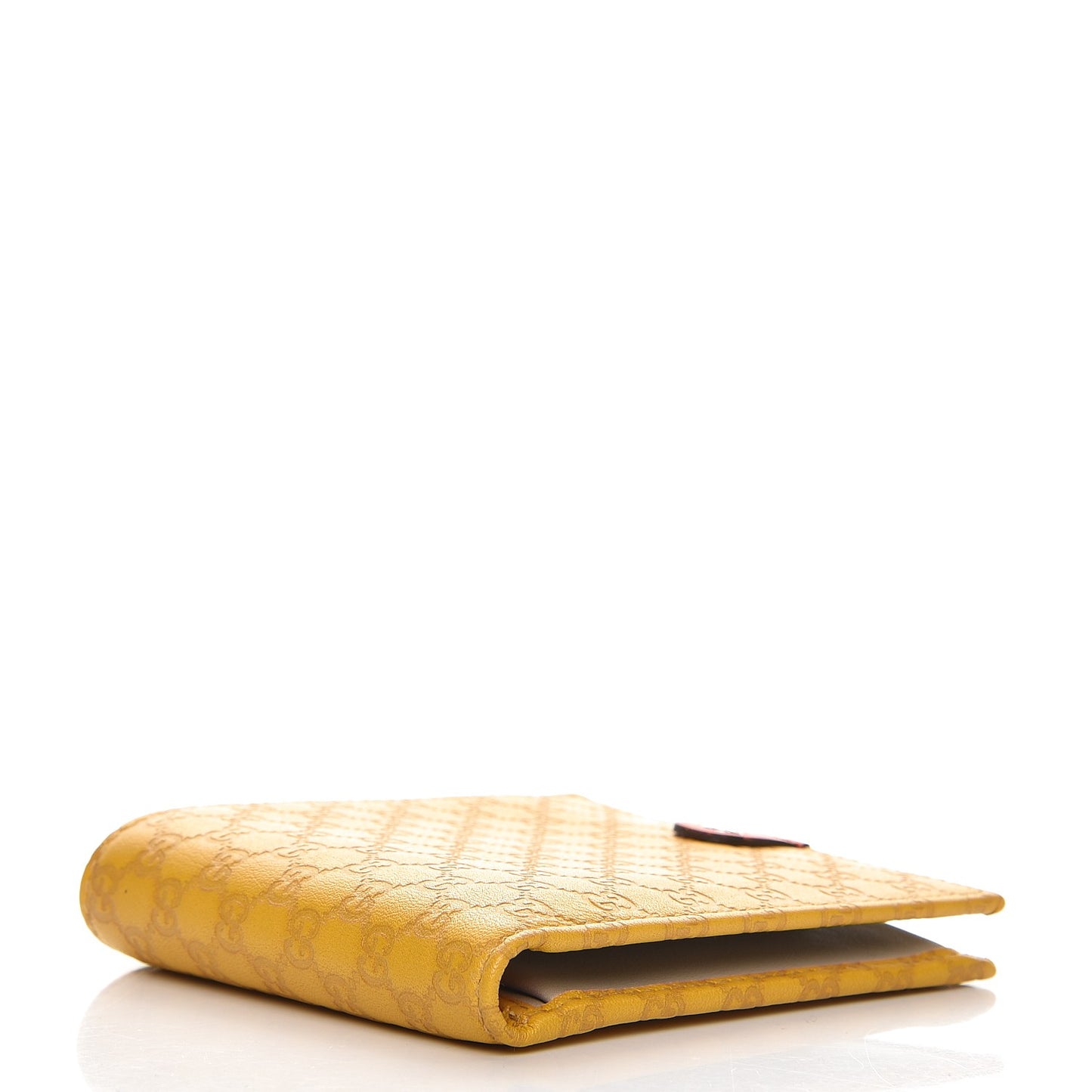 Microguccissima Bi-Fold Wallet Bumblebee Dark Orange Mystic White