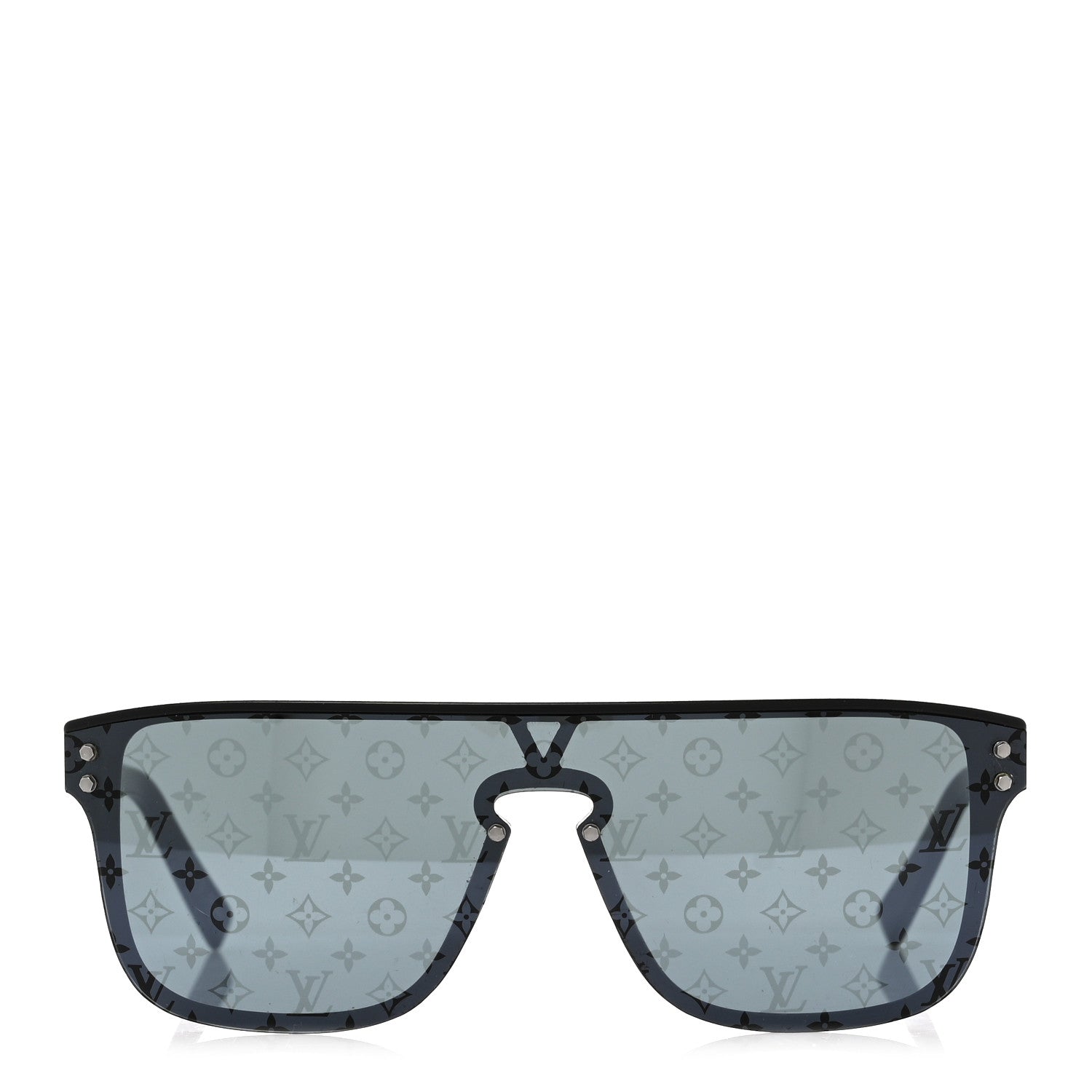 Louis Vuitton Acetate LV Waimea Square Sunglasses Z1082W Black 2 of 6