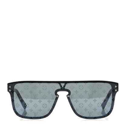 Louis Vuitton Acetate LV Waimea Square Sunglasses Z1082W Black 2 of 6