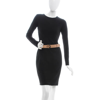 Gucci Calfskin Interlocking G 37mm Belt 100 40 Camelia 2 of 11