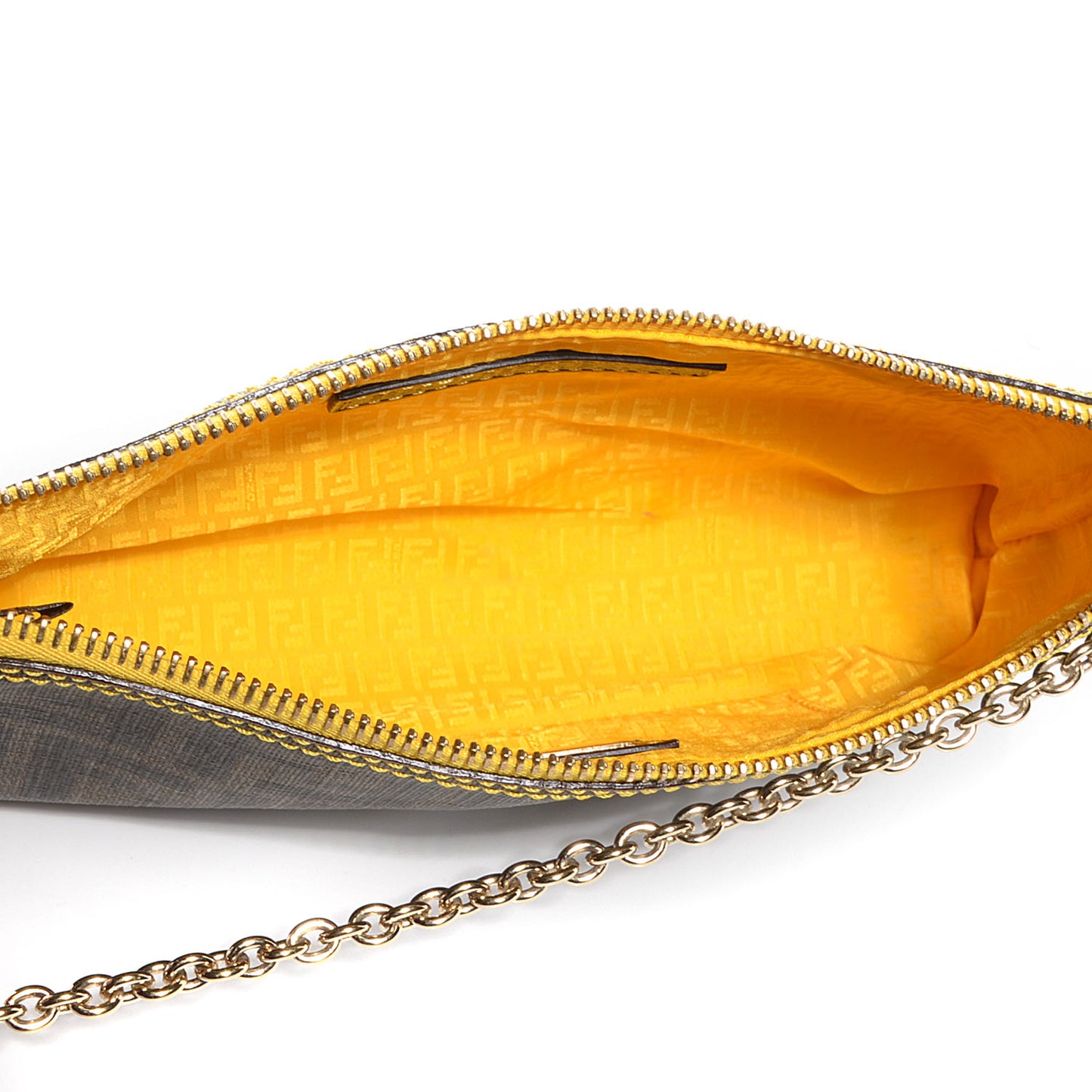 Zucca Spalmati Pochette Tobacco Giallo