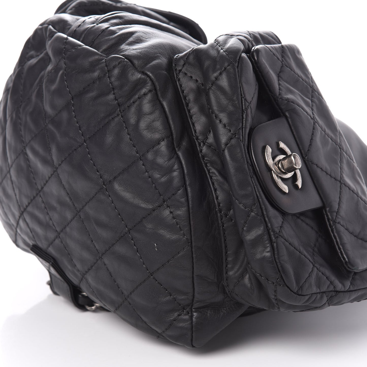 Calfskin Large Backpack Is Back Black