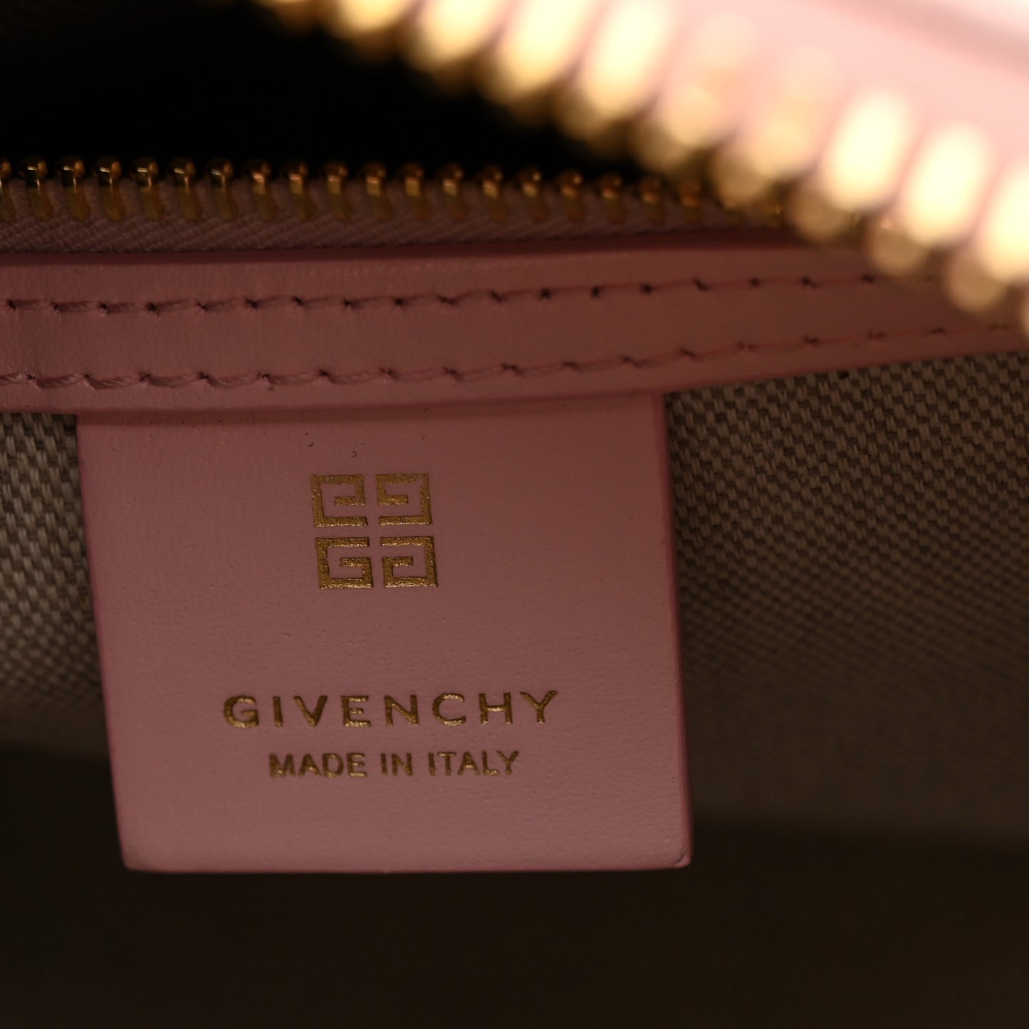 Canvas Jacquard Embroidered Calfskin 4G Mini Antigona Tender Pink