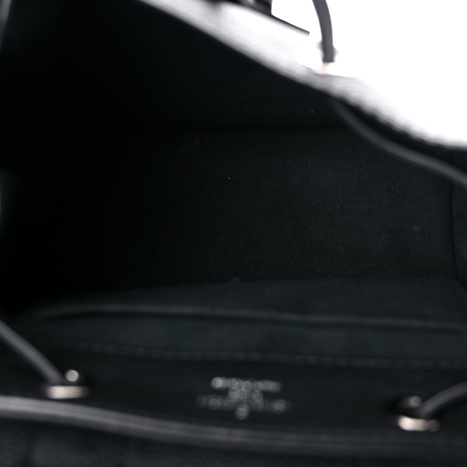 Louis Vuitton Calfskin Lockme Mini Backpack Black 4 of 14