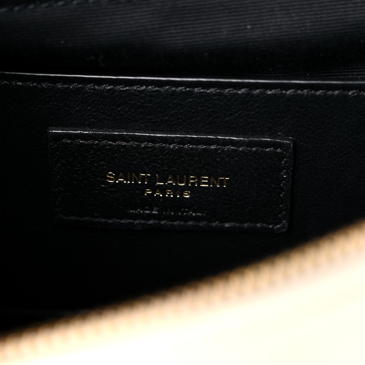 Saint Laurent Grain de Poudre Quilted 80's Vanity Bag Crema Soft 6 of 14