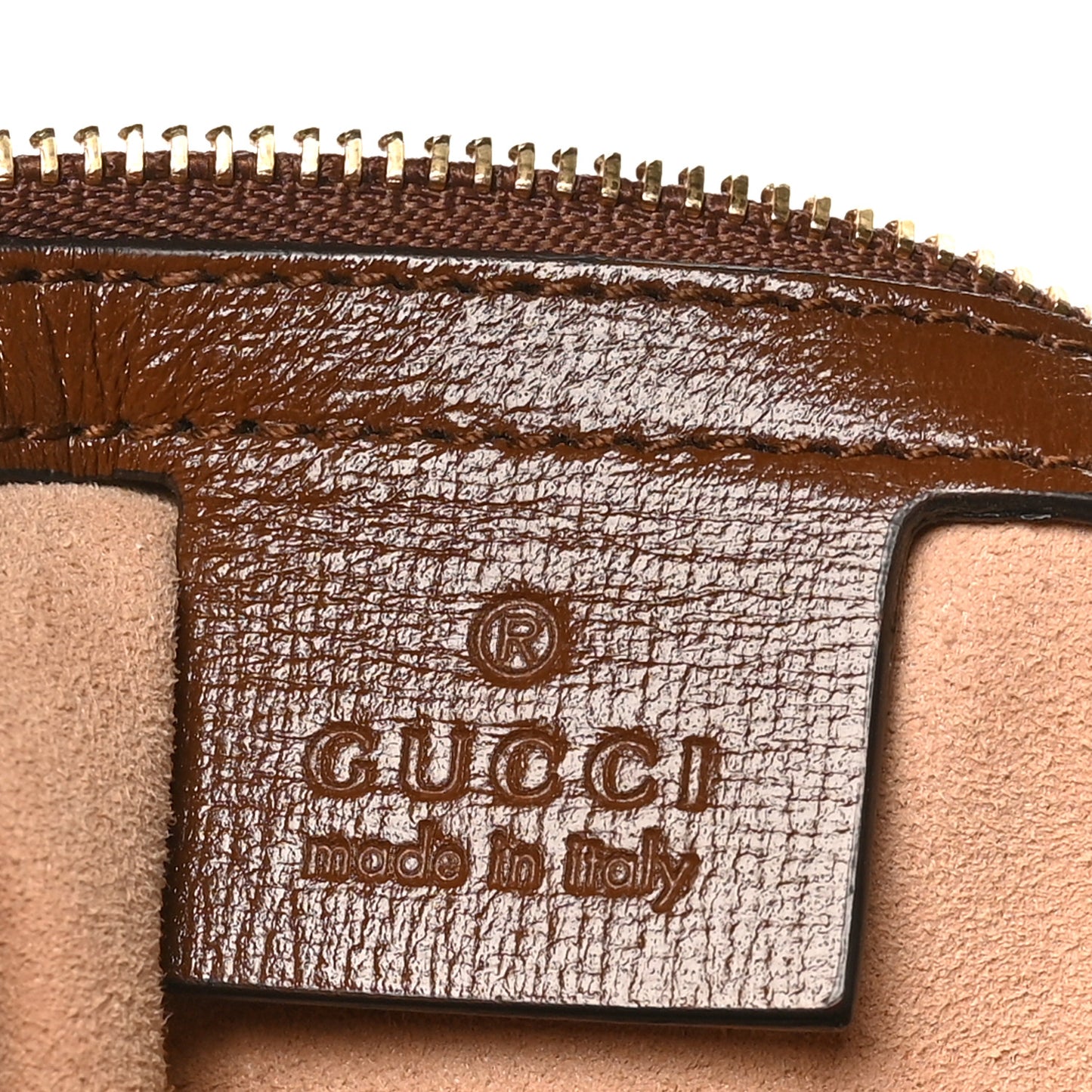 GG Supreme Monogram Azalea Calfskin Web Small Jackie 1961 Hobo Beige Ebony Brown Sugar