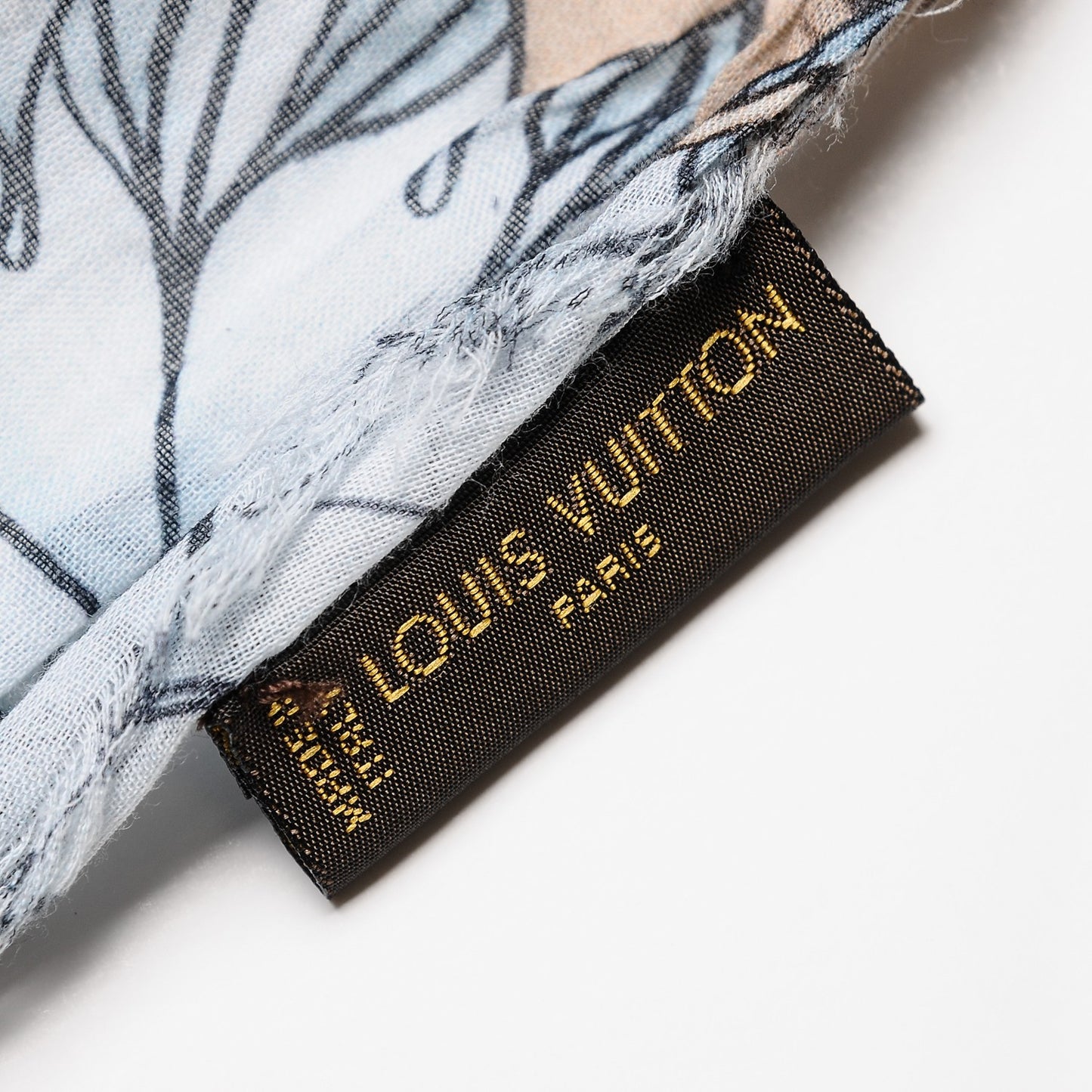 Cotton Etole Tattoo Scarf Kaki