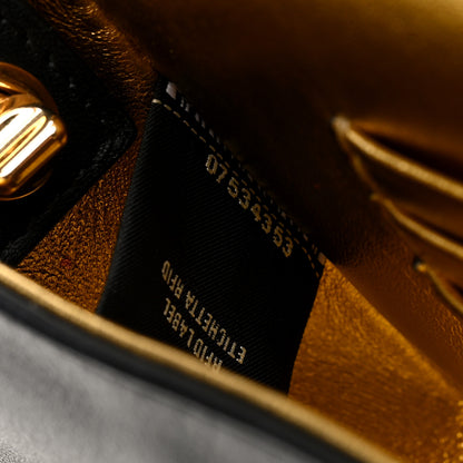 Fendi X VERSACE Calfskin Fendace FF Baguette Black 7 of 10