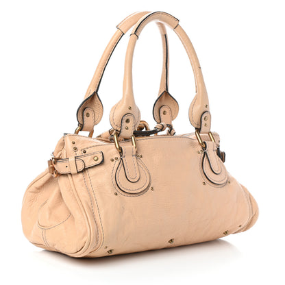 Chloe Calfskin Medium Paddington Satchel Beige 3 of 9