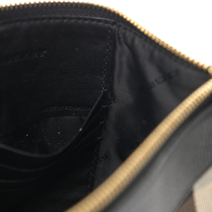 Burberry House Check Derby Peyton Crossbody Clutch Bag Black 7 of 17