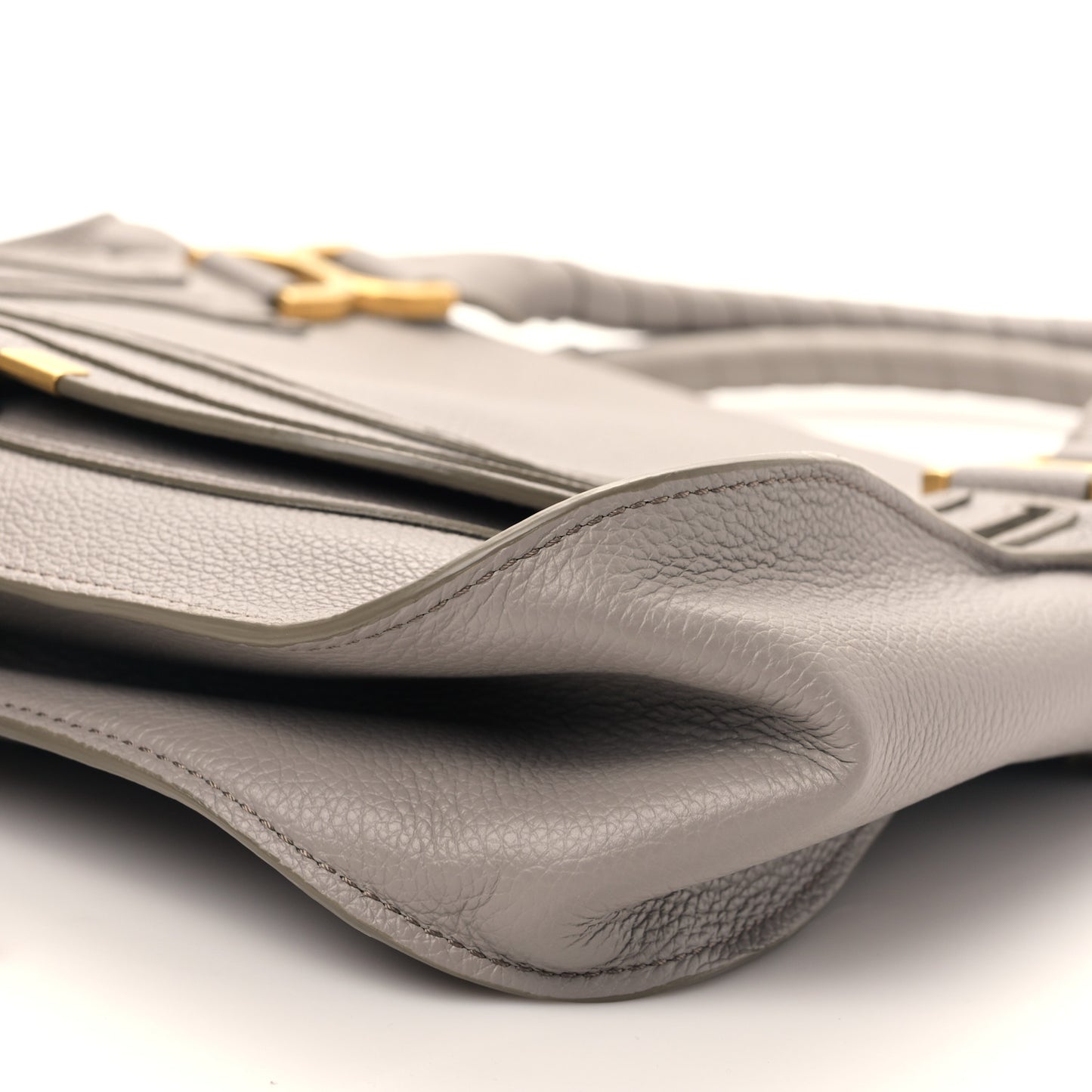 Calfskin Medium Marcie Satchel Cashmere Grey