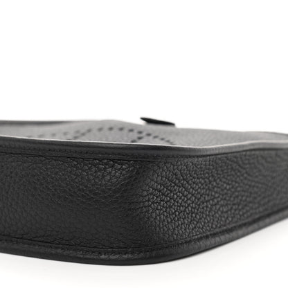 Hermes Taurillon Clemence Evelyne TPM Black 10 of 11