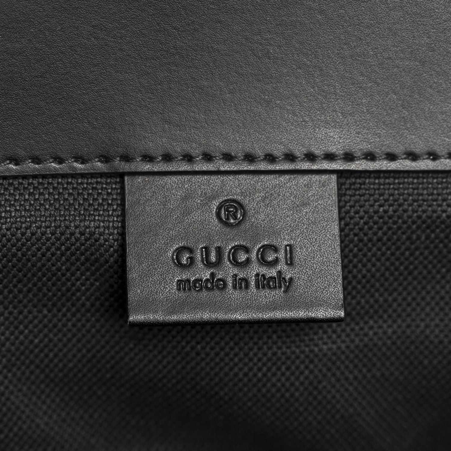 Gucci Soft GG Supreme Monogram Calfskin Web Double Buckle Backpack Black 6 of 15