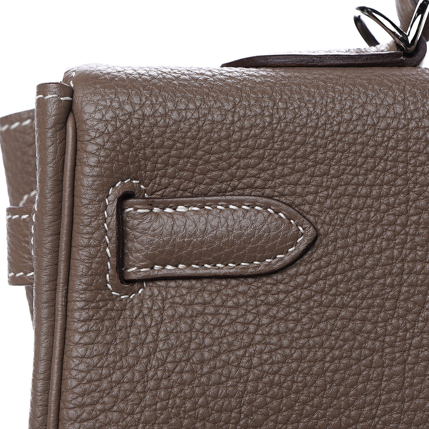 Hermes Togo Kelly Retourne 35 Etoupe 20 of 27