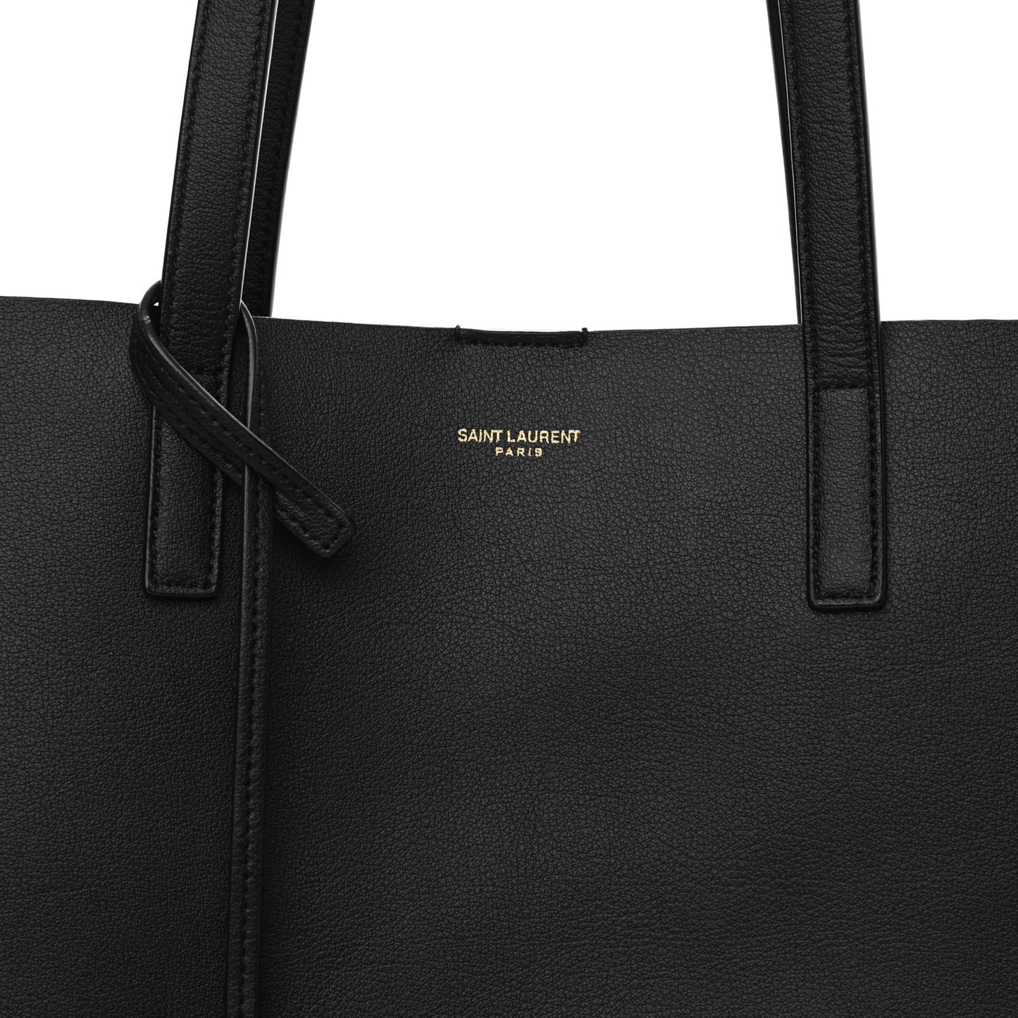 Calfskin Large Shopping Tote Black