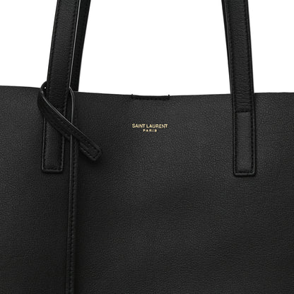 Saint Laurent Calfskin Large Shopping Tote Black 7 of 9