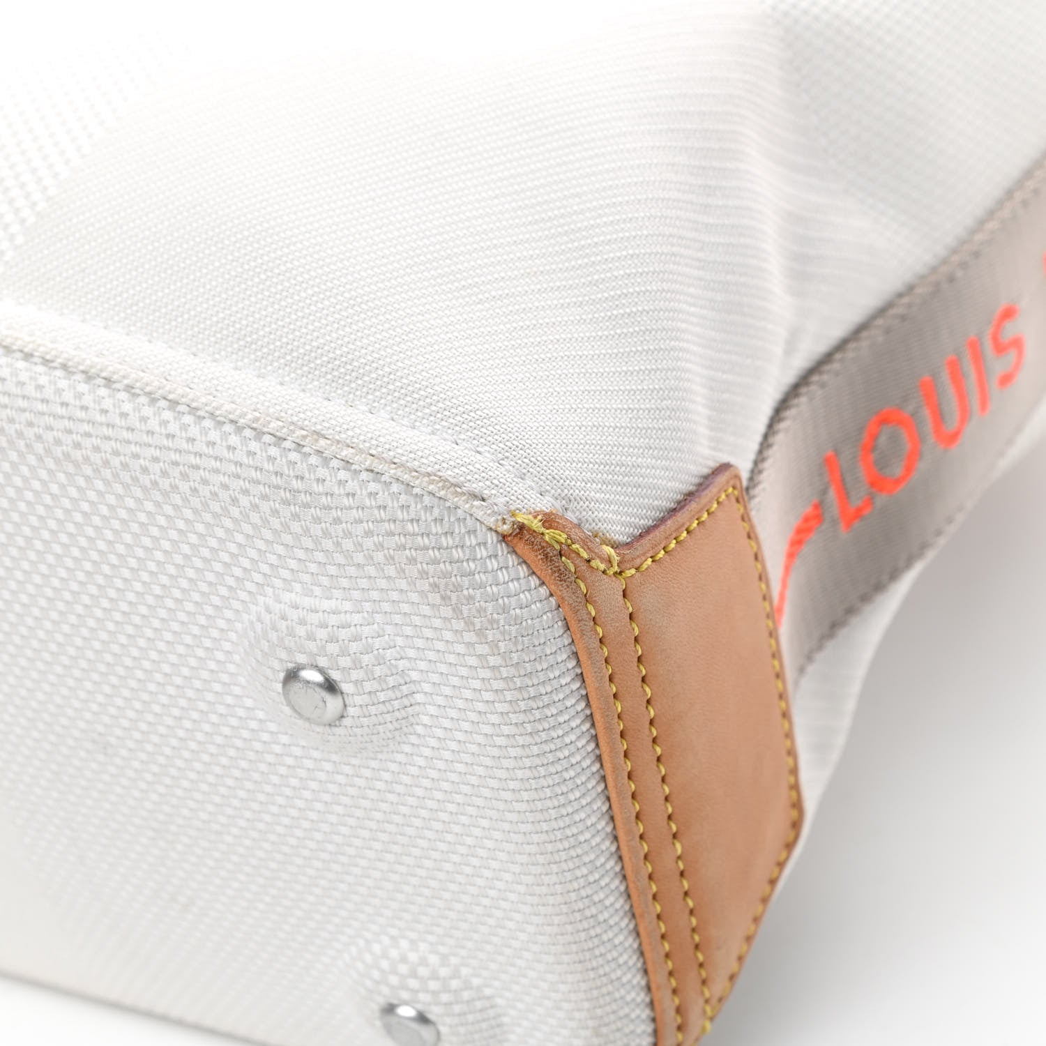 Louis Vuitton Damier Geant Americas Cup Volunteer Bag White 11 of 15