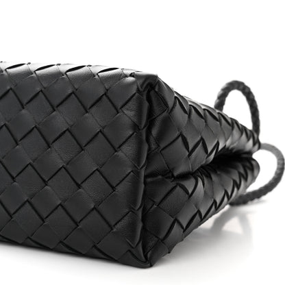 Bottega Veneta Nappa Intrecciato Small Andiamo Shoulder Bag Black 9 of 9