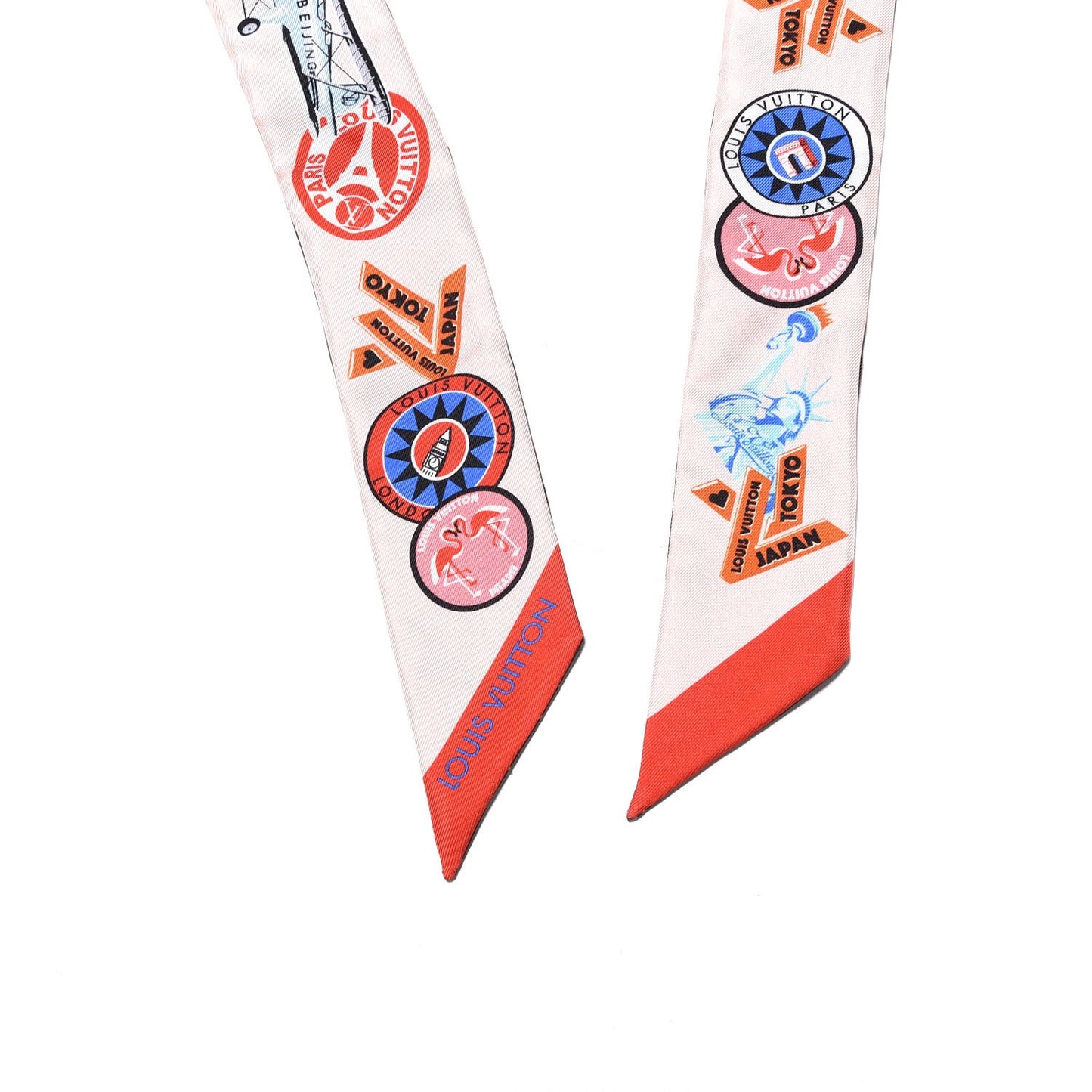 Silk Monogram World Tour Stickers BB Bandeau Nude