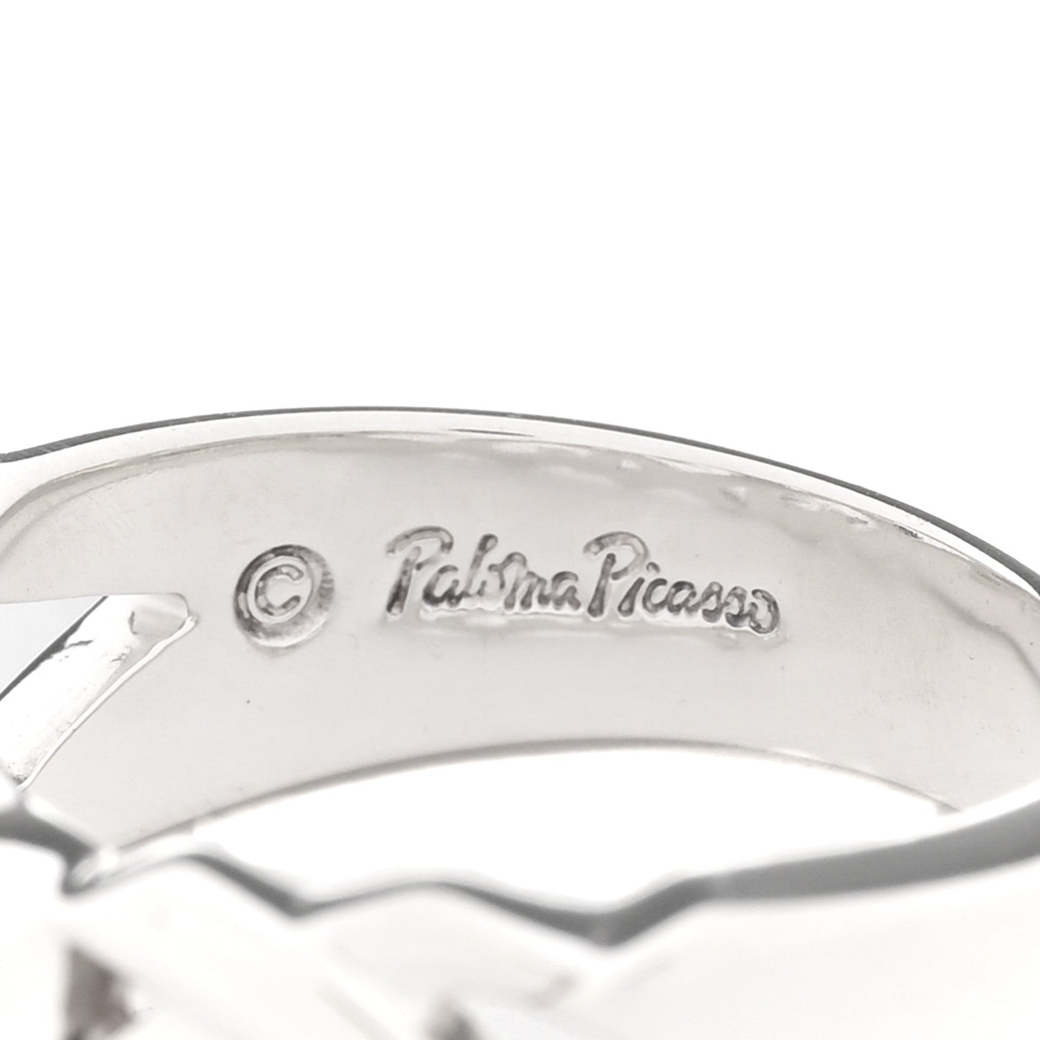 Tiffany Sterling Silver Paloma Picasso Loving Hearts Ring 52 6 5 of 5