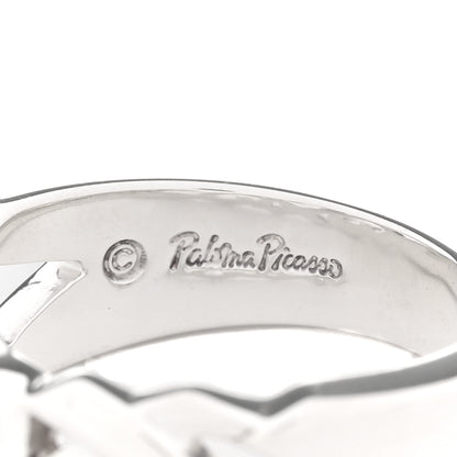 Tiffany Sterling Silver Paloma Picasso Loving Hearts Ring 52 6 5 of 5