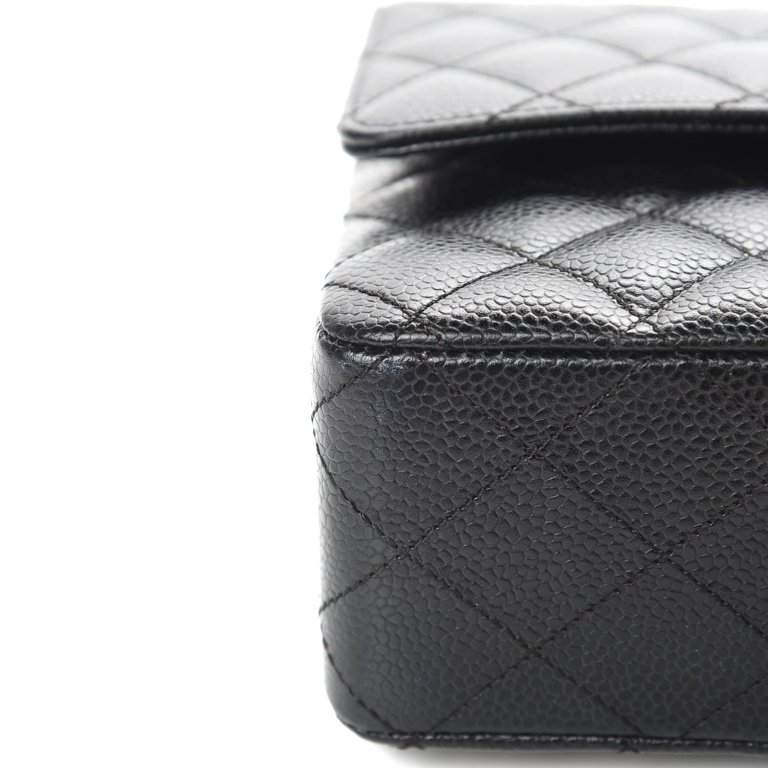 Chanel Caviar Quilted Medium Double Flap Black 11 of 15