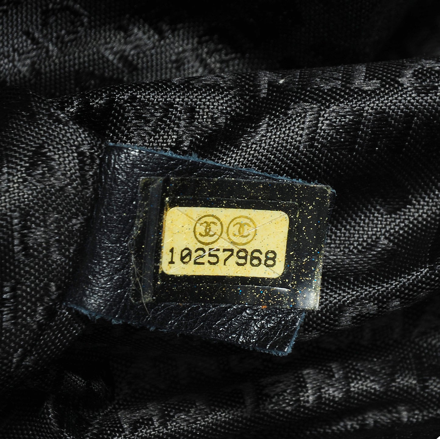 Glazed Crackled Calfskin Small Reissue Tote Black