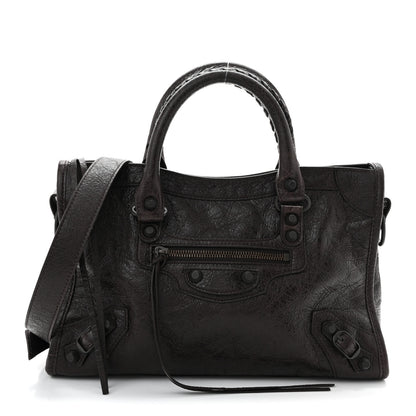 Balenciaga Agneau Arena Classic Hardware Small Le City Espresso 1 of 10