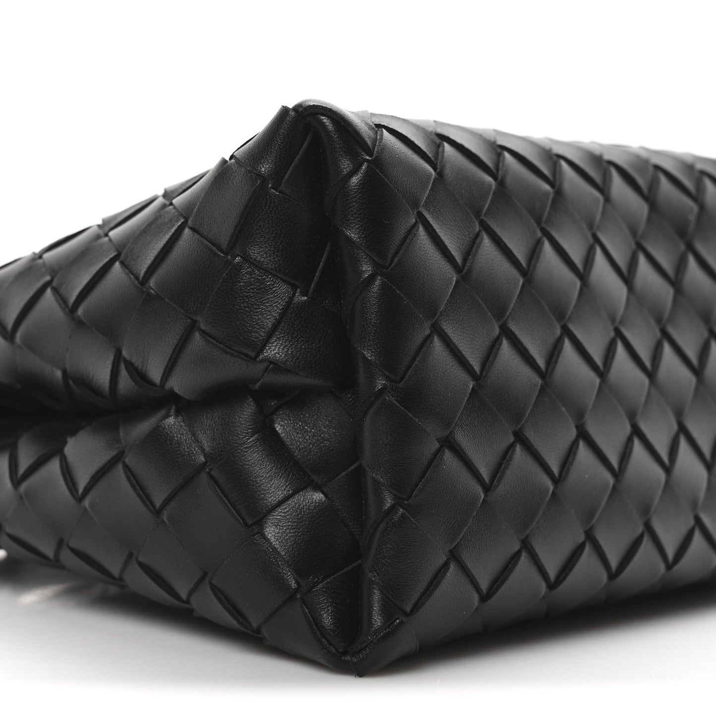 Nappa Intrecciato Small Andiamo Shoulder Bag Black