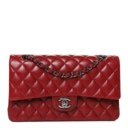 Chanel Lambskin Quilted Medium Double Flap Red 1 of 12