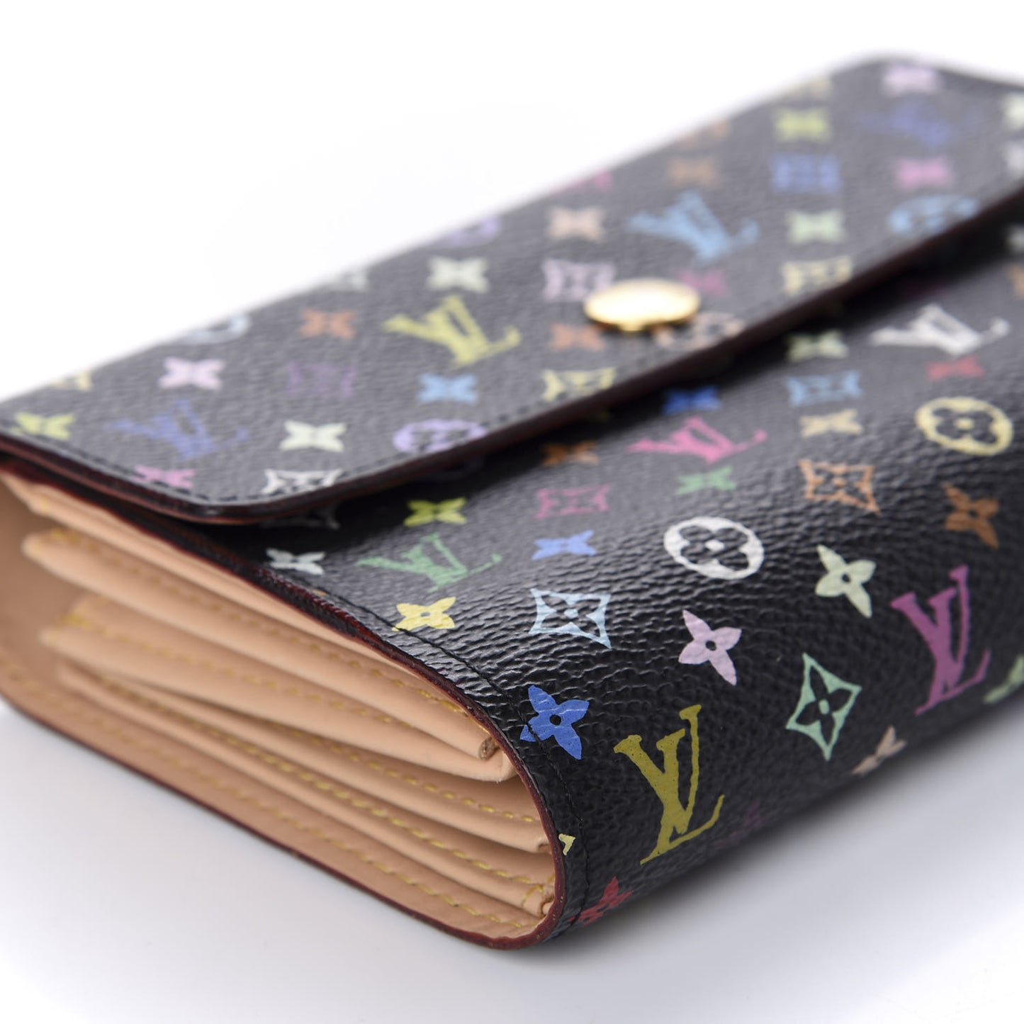 Monogram Multicolor Alexandra Wallet Black