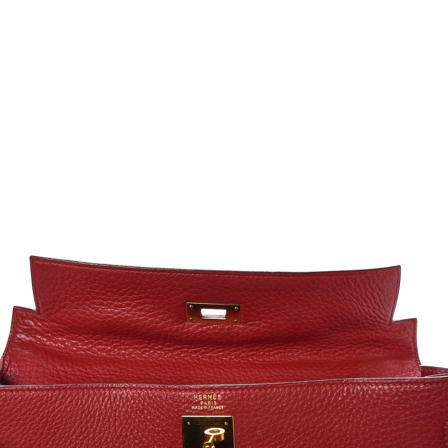 Hermes Taurillon Clemence Retourne Kelly 32 Rouge 9 of 41