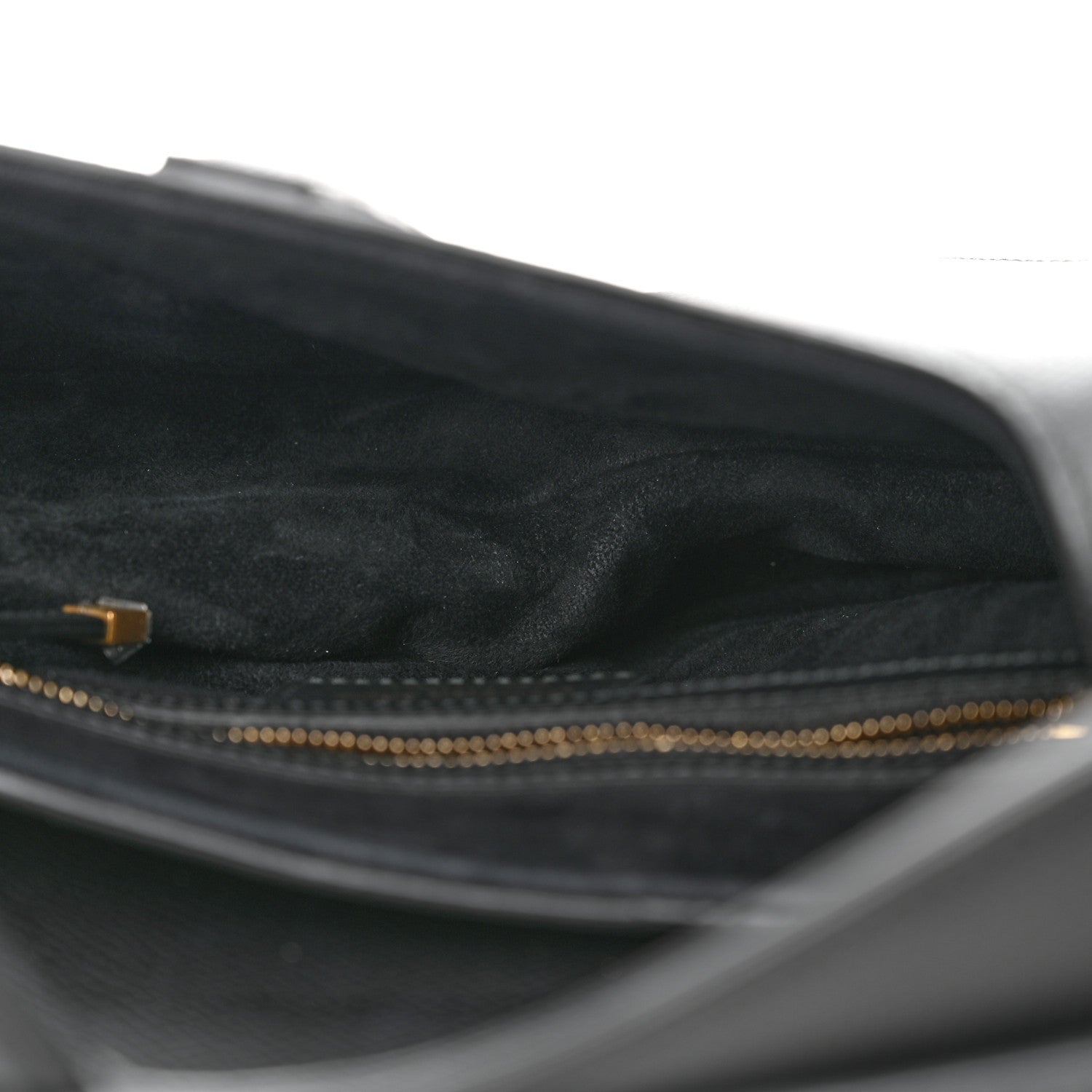 Christian Dior Grained Calfskin Saddle Bag Black 5 of 14