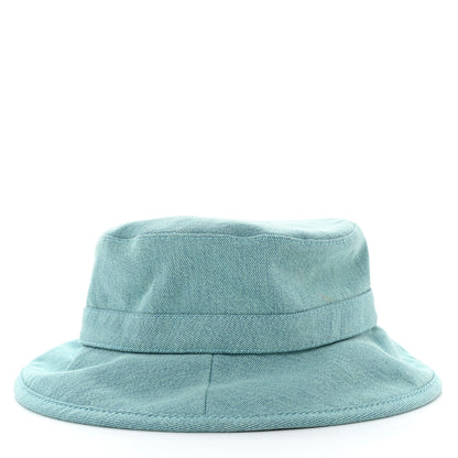 Chanel Denim CC Bucket Hat M Light Blue 3 of 8