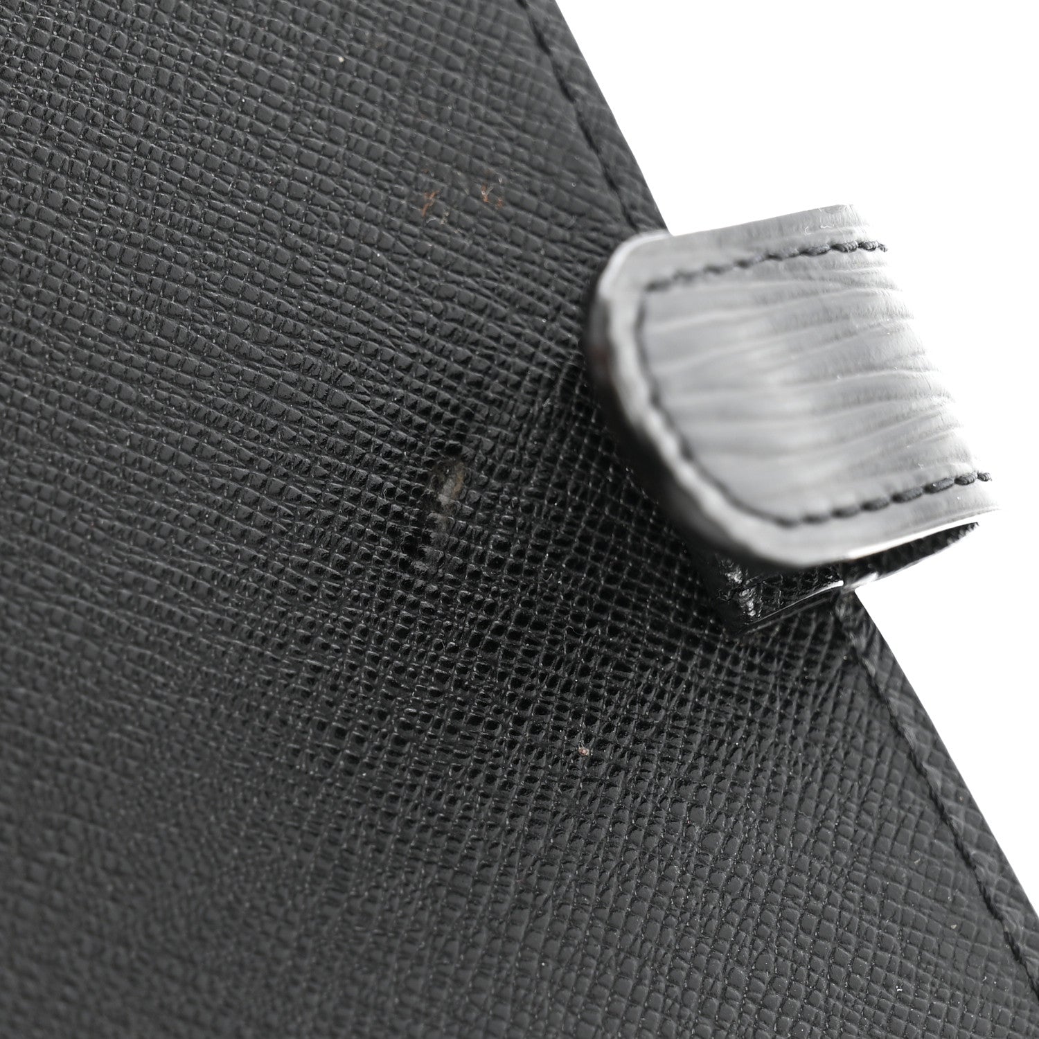 Louis Vuitton Epi Small Ring Agenda Cover Black 7 of 8