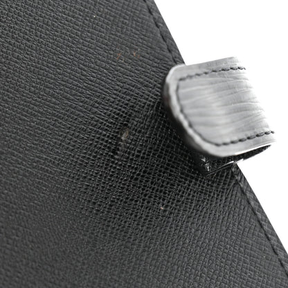 Louis Vuitton Epi Small Ring Agenda Cover Black 7 of 8