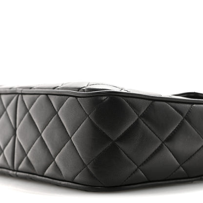 Chanel Lambskin Quilted Flap Camera Tassel Case Black 10 of 14