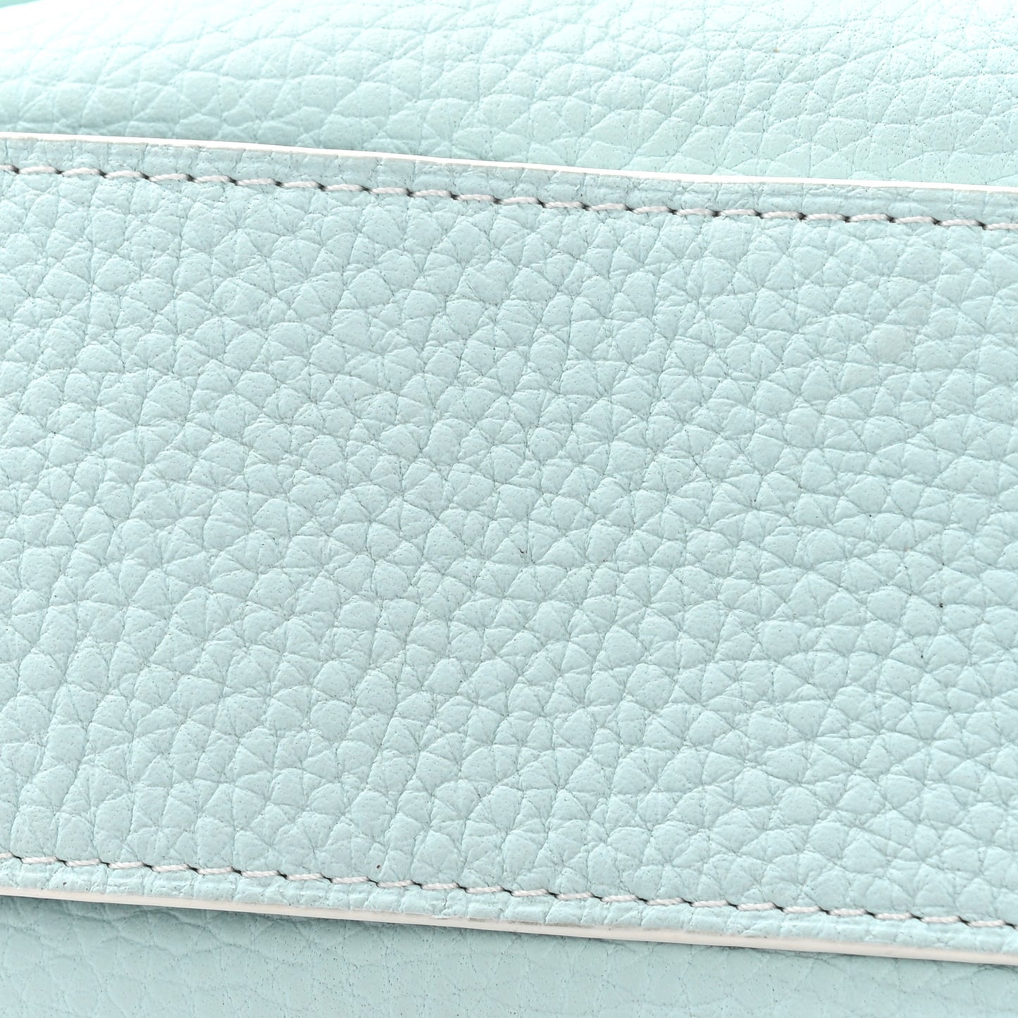 Taurillon Soft Mini Cool Box Satchel Light Blue
