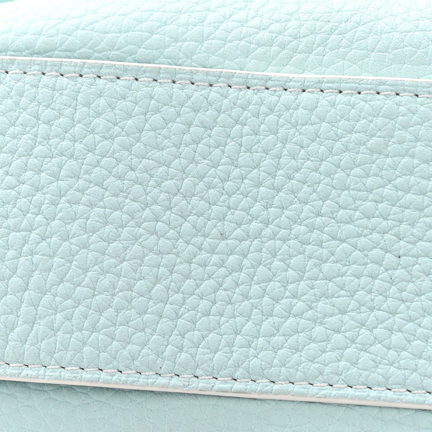 Delvaux Taurillon Soft Mini Cool Box Satchel Light Blue 12 of 13