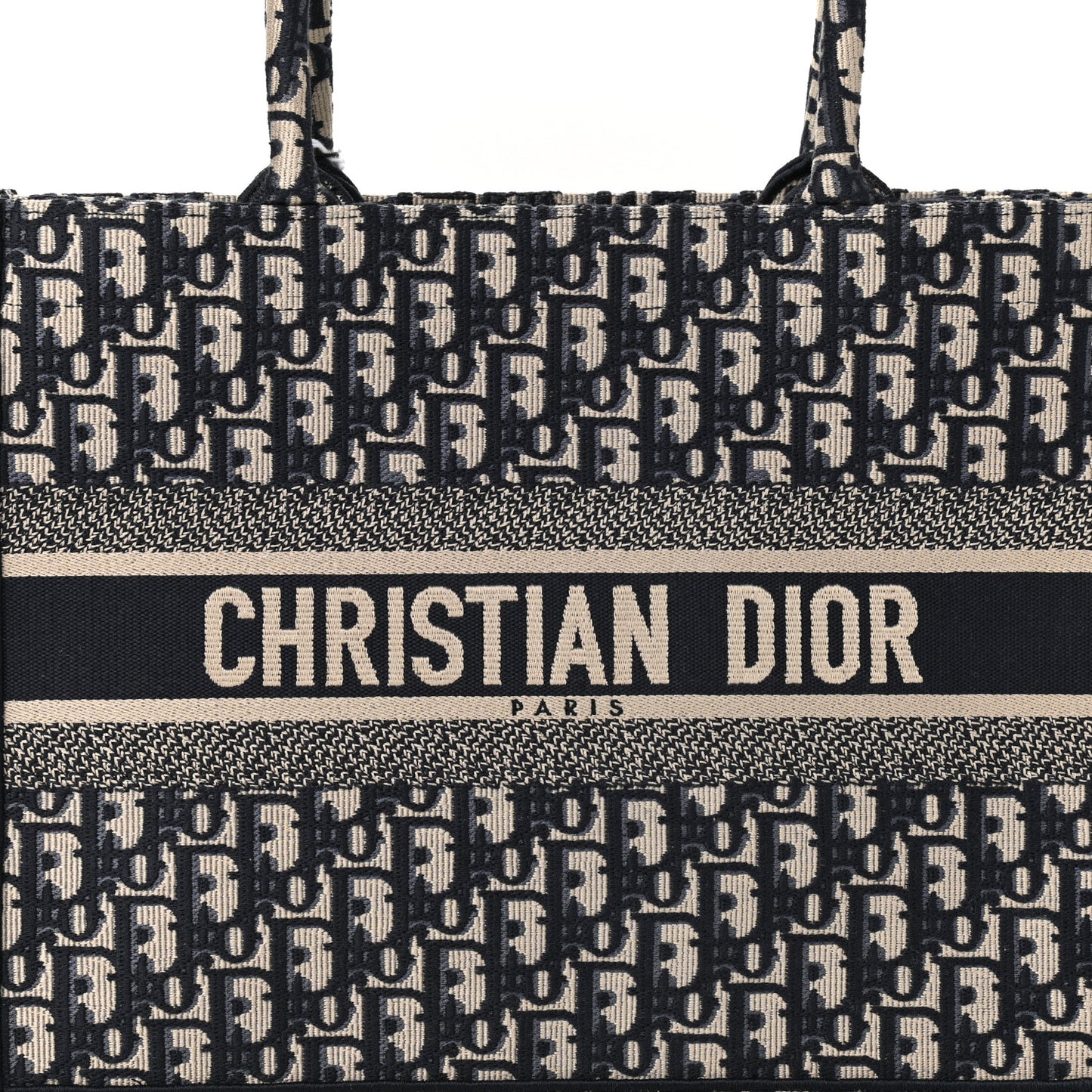 Oblique Medium Book Tote Blue Multicolor