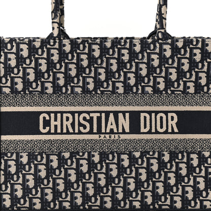 Christian Dior Oblique Medium Book Tote Blue Multicolor 8 of 10