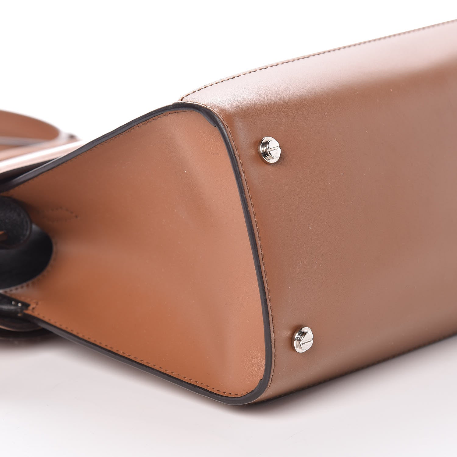 Givenchy Smooth Calfskin Small Horizon Satchel Caramel 7 of 11